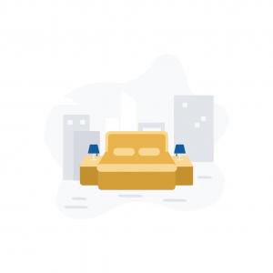 King Room with Patio - Downstairs